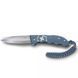 Швейцарський ніж Victorinox Evoke Alox Glacial Blue 0.9415.L26 ріфлений паракорд Блакитний V77554537 фото 5