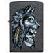 Запальничка Zippo 211 Wolf Skull Feather Design 29863 V77553886 фото 4