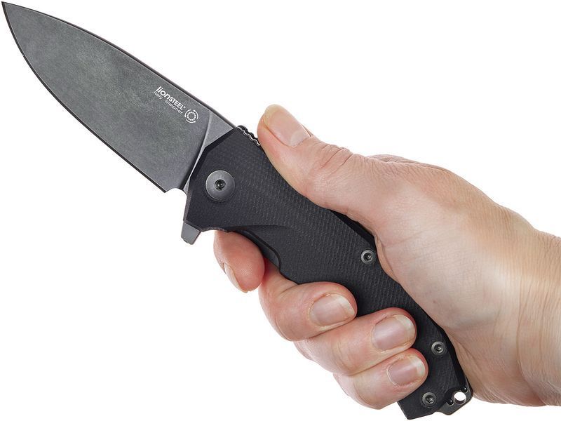 Ніж Lionsteel KUR Black Blade G-10 Black KUR BBK 392117 фото