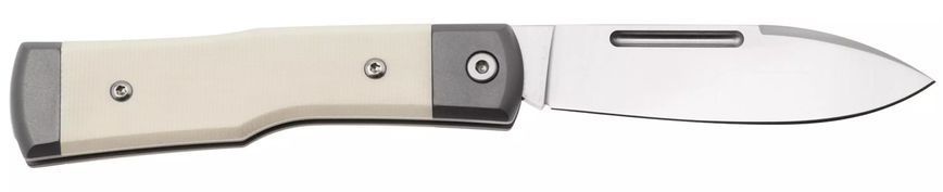Ніж Fox Gunstock M390 Bison Micarta Titanium White FX-558 BO 17530740 фото