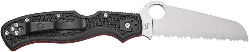 Нож Spyderco Rescue 3 Thin Red Line Cеррейтор C14FSBKRD3 871486 фото