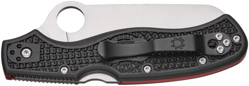 Нож Spyderco Rescue 3 Thin Red Line Cеррейтор C14FSBKRD3 871486 фото