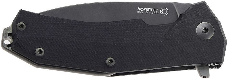 Ніж Lionsteel KUR Black Blade G-10 Black KUR BBK 392117 фото
