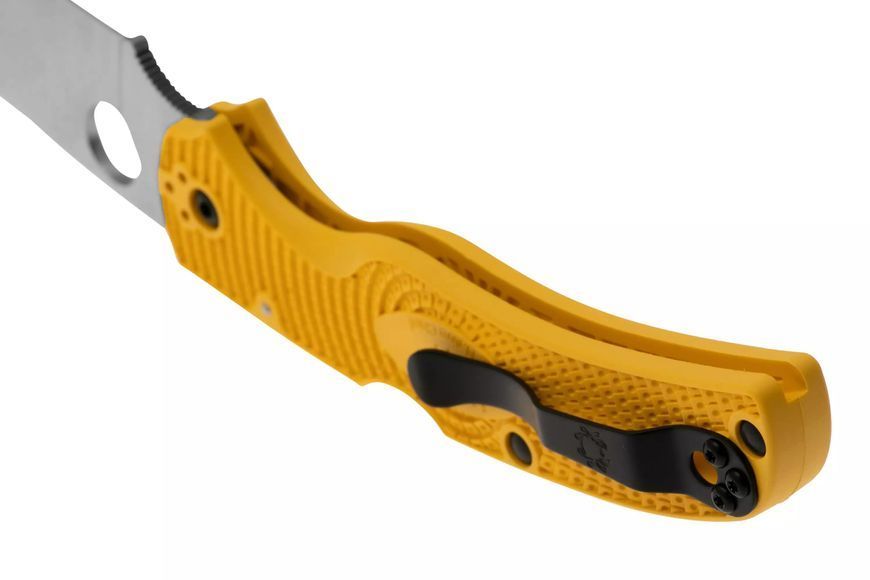 Ніж Spyderco Native Chief Lightweight MagnaCut FRN Yellow C244PYL 871712 фото