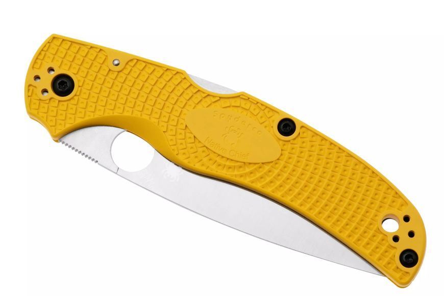 Ніж Spyderco Native Chief Lightweight MagnaCut FRN Yellow C244PYL 871712 фото