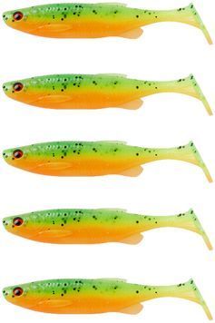 Силікон Savage Gear Fat Minnow T-Tail 90mm 7.0g Firecracker (5 шт/уп) 18544312 фото