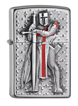 Зажигалка Zippo 207 IMU Templer Chrome - Рыцарь тамплиер 77890044 фото
