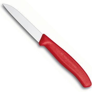 Ніж кухонний Victorinox SwissClassic для чищення овочів та фруктів 8 см Червоний 6.7401 4000978 фото
