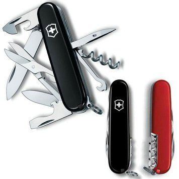 Швейцарський ніж Victorinox Swiss Army Climber Ukraine чорно-Червоний 1.3703.3.1 4008855 фото
