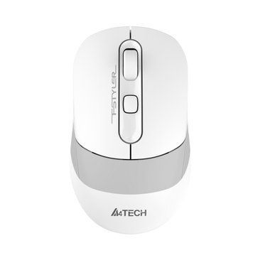Миша бездротова A4Tech Fstyler FB10C (Grayish White), USB, колір сірувато-білий FB10C (Grayish White) 1605222 фото