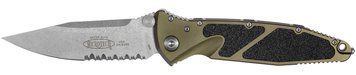 Ніж Microtech Socom Elite Drop Point PS Stonewash OD Green Напівсерейтор 160-11OD 14090779 фото