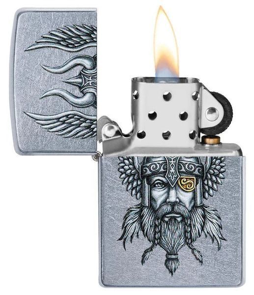 Запальничка Zippo 207 Viking Warrior Design 29871 V77553887 фото