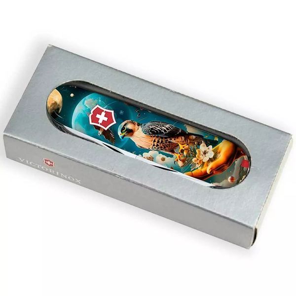 Швейцарский нож Victorinox Climber Ukraine 91 мм 15 функций Сокол-защитник (1.3703.3_T3210pw) V77552765 фото