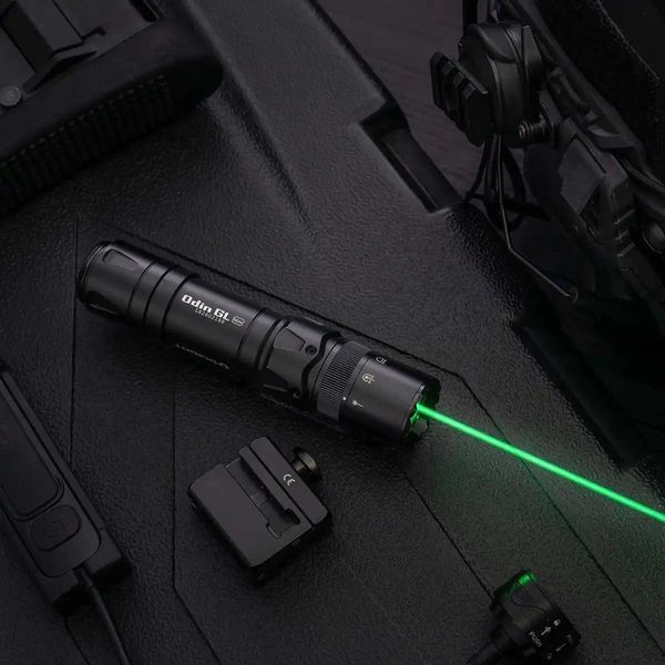 Ліхтар з ЛЦВ Olight Odin GL Mini Weaver/Picatinny (1000 Lm) Зелений ЛЦВ Odin GL Mini 23703614 фото