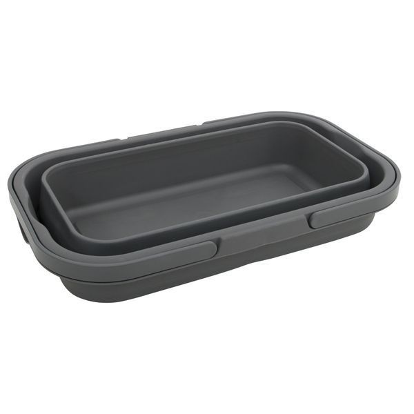 Корзина складная Bo-Camp Foldable Box With table Top 17L Grey (6303695) DAS302125 фото