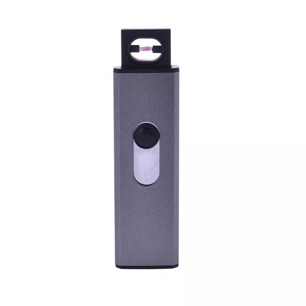 Электроимпульсная USB зажигалка Champ Push Up Single Arc Igniter Серый (40400329) V77550442 фото