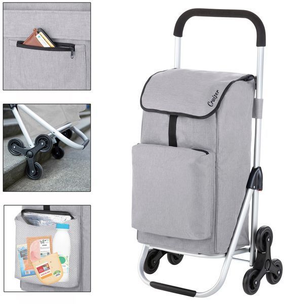 Сумка-тележка ShoppingCruiser Stairs Climber 53 Grey (604361) 927757 фото