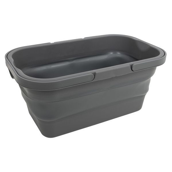 Корзина складная Bo-Camp Foldable Box With table Top 17L Grey (6303695) DAS302125 фото