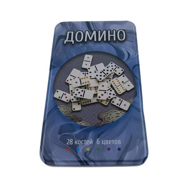 Домино в синем металлическом боксе (DN34968) DUKE V77550431 фото