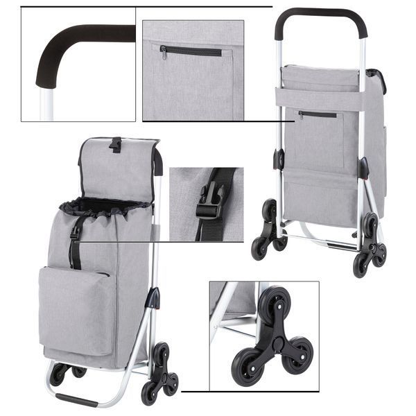 Сумка-тележка ShoppingCruiser Stairs Climber 53 Grey (604361) 927757 фото