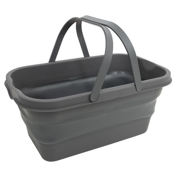 Корзина складная Bo-Camp Foldable Box With table Top 17L Grey (6303695) DAS302125 фото