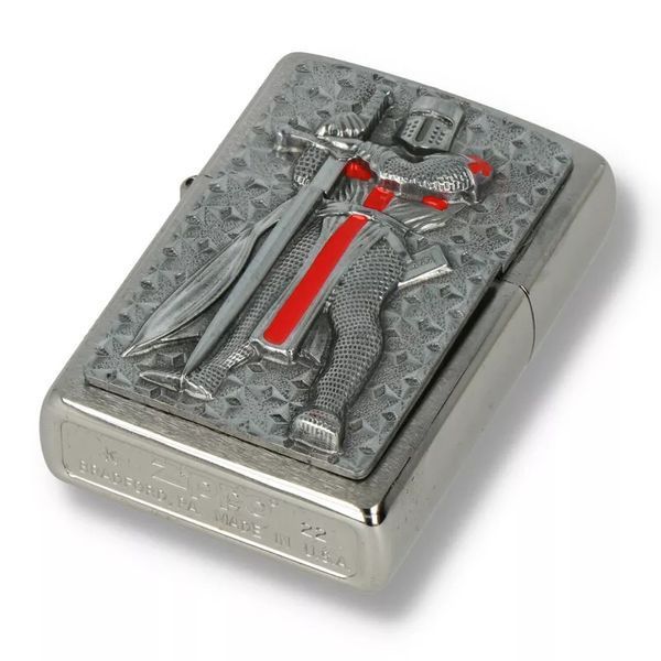 Запальничка Zippo 207 IMU Templer Chrome - Рицар тамплієр 77890044 фото