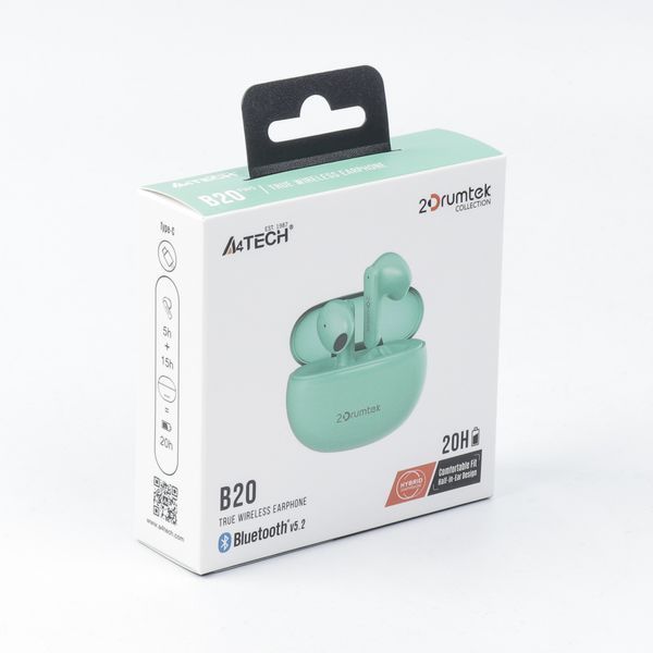 Гарнитура беспроводная B20, цвет мятно-зеленый. B20 (Mint Green) 1605974 фото