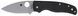 Нож Spyderco Shaman Lightweight Black C229PBK 871787 фото 1