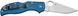 Нож Spyderco Stretch 2 Straight Spine K390 Dark Cyan Blue FRN C90FP2K390 871480 фото 2