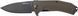 Ніж Lionsteel KUR Black Blade G-10 Brown KUR BBR 392118 фото 1