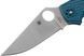 Нож Spyderco Stretch 2 Straight Spine K390 Dark Cyan Blue FRN C90FP2K390 871480 фото 8
