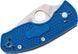 Ніж Spyderco Ambitious Lightweight CPM-S35VN Blue C148PBL 871596 фото 4