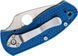 Ніж Spyderco Ambitious Lightweight CPM-S35VN Blue C148PBL 871596 фото 2
