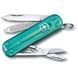 Швейцарський ніж Victorinox Classic 58 мм 7 функцій Блакитний напівпрозорий (0.6223.T24G) V77552850 фото 1