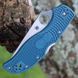 Нож Spyderco Stretch 2 Straight Spine K390 Dark Cyan Blue FRN C90FP2K390 871480 фото 12