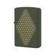 Запальничка Zippo 221 PF20 Block Triangle Design Зеленая 49220 V77550064 фото 1