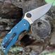 Нож Spyderco Stretch 2 Straight Spine K390 Dark Cyan Blue FRN C90FP2K390 871480 фото 10