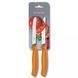 Набор кухонных овощных ножей Victorinox TomatoSausage 11 см 2 шт Оранжевые (6.7836.L119B) V77551920 фото 1
