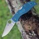 Нож Spyderco Stretch 2 Straight Spine K390 Dark Cyan Blue FRN C90FP2K390 871480 фото 13