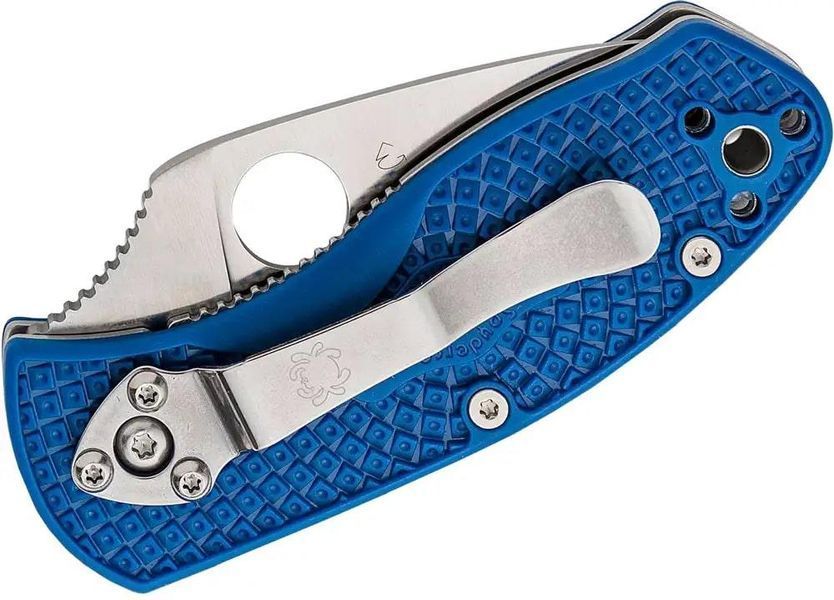 Ніж Spyderco Ambitious Lightweight CPM-S35VN Blue C148PBL 871596 фото