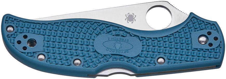 Нож Spyderco Stretch 2 Straight Spine K390 Dark Cyan Blue FRN C90FP2K390 871480 фото