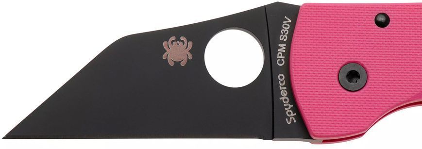 Ніж Spyderco Microjimbo Sprint Run S30V Black Blade Pink C264GPNBKP3 871778 фото