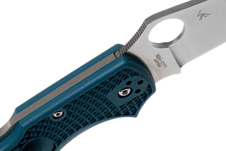 Нож Spyderco Stretch 2 Straight Spine K390 Dark Cyan Blue FRN C90FP2K390 871480 фото
