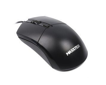 Миша дротова Mc-4B01, оптична, 4 кнопки, 2400 DPI, USB, чорна Mc-4B01 1604951 фото