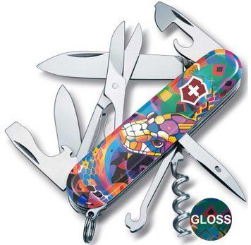 Ніж Victorinox Swiss Army Climber Zodiac Яскрава змія 1.3703_Z4260pk 4009114 фото