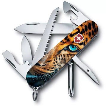 Швейцарський ніж Victorinox Hiker Animal 91 мм 14 функцій Леопард (1.4613.3_F1080pw) V77552780 фото