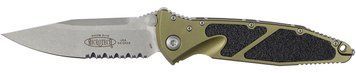 Ніж Microtech Socom Elite Drop Point PS Apocalyptic OD Green Напівсерейтор 160-11APOD 14090778 фото