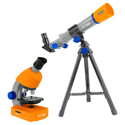 Микроскоп Bresser Junior 40x-640x + Телескоп 40/400 (8850900) 928504 фото