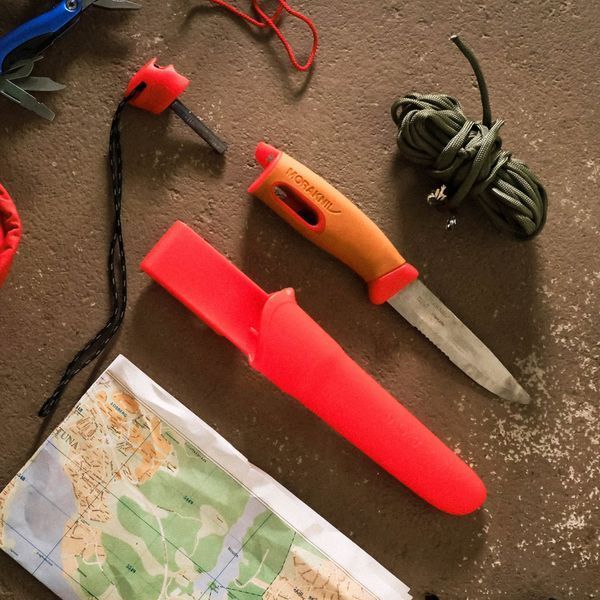 Ніж Morakniv Companion Spark Emergency S Red Напівсерейтор 14478 23050257 фото
