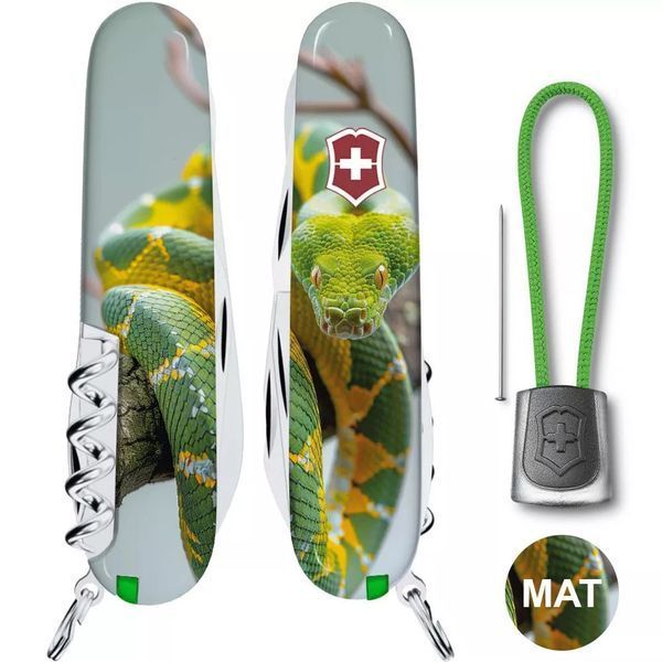 Швейцарский нож Victorinox Climber Zodiac Зеленая змея 1.3703.7_Z4270pk V77554175 фото